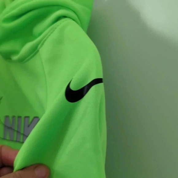 Nike boys thermal fit block letter pull over hoodie - Picture 8 of 11